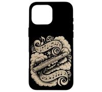 Magical Flute Surrounded by Clouds and Music Coque pour iPhone 16 Pro Max