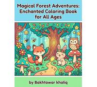 Magical Forest Adventure Coloring Book: Enchanted Forest Designs for Relaxation & Creativity: Cute Animals, Fairies, Mushrooms & Whimsical Scenes - Fun and Easy Coloring Pages