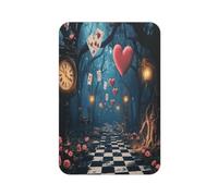 Magical Forest Aimant de réfrigérateur rectangulaire avec motif de roses flottantes pour réfrigérateur, tableau blanc, casier, bureau et décoration de voiture