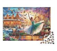 Magical Forest Puzzles pour Adultes Fun 1000 Piece De Belles Images Jeu Intellectuel, Jeu Éduchatif, Décoration Maison, Anti-Stress, Défi Stimulant (1000pcs (75x50cm))
