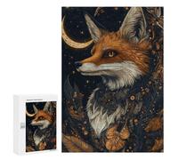 Magical Fox Art Print -1 Puzzle 1000 Pièces Educa Jouet en Bois Cadeau Unique Décoration Intérieure Jeu Éducatif Challenge Toy Adultes Et Enfants À Partir De 14 Ans 300 PCS