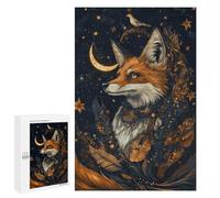 Magical Fox Art Print -2 Puzzle 1000 Pièces Educa Jouet en Bois Cadeau Unique Décoration Intérieure Jeu Éducatif Challenge Toy Adultes Et Enfants À Partir De 14 Ans 1000 PCS