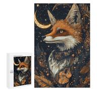 Magical Fox Art Print -3 Puzzle 1000 Pièces Educa Jouet en Bois Cadeau Unique Décoration Intérieure Jeu Éducatif Challenge Toy Adultes Et Enfants À Partir De 14 Ans 1000 PCS
