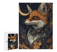 Magical Fox Art Print -3 Puzzle 500 Pièces Educa Jouet en Bois Cadeau Unique Décoration Intérieure Jeu Éducatif Challenge Toy Adultes Et Enfants À Partir De 14 Ans 500 PCS