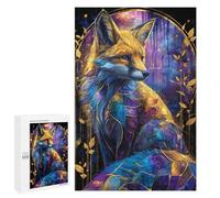 Magical Fox Art Print-7 Puzzle 1000 Pièces Educa Jouet en Bois Cadeau Unique Décoration Intérieure Jeu Éducatif Challenge Toy Adultes Et Enfants À Partir De 14 Ans 1000 PCS