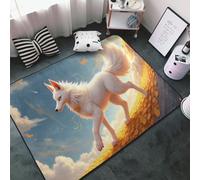 Magical Fox - Tapis imprimé Cool-A pour salon, chambre à coucher, tapis doux lavable 9,1 x 152,4 cm, tapis antidérapant pour décoration de chambre à coucher, esthétique 152,4 x 99,1 cm