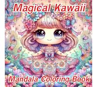 Magical Kawaii Mandala Coloring Book: A Magical Collection of Kawaii Girls and Decorative Mandalas for Relaxation and Fun
