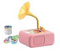 Magical Kids Phonograph with 96+8 Cards | Storytelling Music Player Ideal Treat Gift for 3-6 Year Old Boys & Girls | Screen-Free Educational Toy (#1)