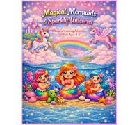 Magical Mermaids & Sparkly Unicorns: "A Magical Coloring Journey Beneath the Waves and Over the Rainbow”