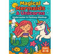 Magical Mermaids & Unicorns - single-sided pages to prevent bleed-through and make tearing out artwork easy: Magical Mermaids & Unicorns - ... and make tearing out artwork easy