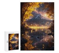 Magical Mountain Reflections Puzzle 1000 Pièces Educa Jouet en Bois Cadeau Unique Décoration Intérieure Jeu Éducatif Challenge Toy Adultes Et Enfants À Partir De 14 Ans 300 PCS
