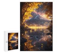 Magical Mountain Reflections Puzzle 1000 Pièces Educa Jouet en Bois Cadeau Unique Décoration Intérieure Jeu Éducatif Challenge Toy Adultes Et Enfants À Partir De 14 Ans 1000 PCS