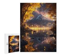 Magical Mountain Reflections Puzzle 1000 Pièces Educa Jouet en Bois Cadeau Unique Décoration Intérieure Jeu Éducatif Challenge Toy Adultes Et Enfants À Partir De 14 Ans 500 PCS