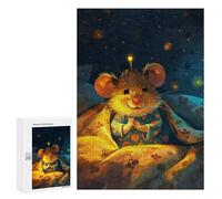 Magical Mouse in Bed Puzzle 1000 Pièces Educa Jouet en Bois Cadeau Unique Décoration Intérieure Jeu Éducatif Challenge Toy Adultes Et Enfants À Partir De 14 Ans 300 PCS