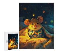 Magical Mouse in Bed Puzzle 1000 Pièces Educa Jouet en Bois Cadeau Unique Décoration Intérieure Jeu Éducatif Challenge Toy Adultes Et Enfants À Partir De 14 Ans 500 PCS
