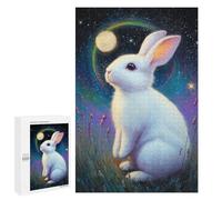 Magical Night Bunny Puzzle 1000 Pièces Educa Jouet en Bois Cadeau Unique Décoration Intérieure Jeu Éducatif Challenge Toy Adultes Et Enfants À Partir De 14 Ans 1000 PCS