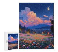 Magical Night Sky with Stars Puzzle 1000 Pièces Educa Jouet en Bois Cadeau Unique Décoration Intérieure Jeu Éducatif Challenge Toy Adultes Et Enfants À Partir De 14 Ans 500 PCS
