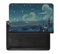 Magical Nights Étui de protection pour passeport avec blocage RFID - Porte-carte d'identité - Portefeuille de voyage sécurisé pour tickets de passeport, cartes de crédit, style, taille unique, Style