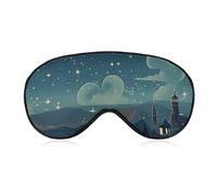 Magical Nights Masque pour les yeux, masque de sommeil latéral léger, masque de sommeil, coussinet nasal et bande élastique pour enfants, femmes et hommes