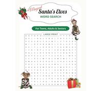 Magical Santa's Elves Word Search: A Magical Christmas Word Search Book with Large Print Puzzles for Teens, Adults & Seniors