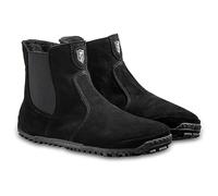 Magical Shoes Bottes Chelsea pour Homme, Chaussures Minimalistes Barefoot, Bottines en Cuir, Bottes Pieds Nus, Chaussures Fourrées Légers, Taille 43, Noir, Lupino