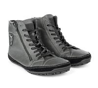 Magical Shoes Chaussures Minimalistes Barefoot Homme, Chaussures Imperméables pour Hiver, Bottes Chaudes avec Doublure en Laine, Demi Bottes Cuir, T. 42, Gris, Alaskan X