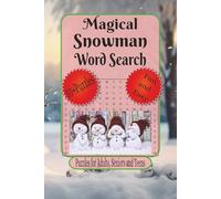 Magical Snowman Word Search Puzzle: Word Searches with Easy to Read Print about Family Christmas Fun, Snowy Day Activities, Holiday Brain Games and ... For the Holidays, Vacation, and Relaxation.