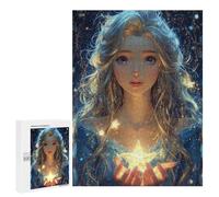 Magical Star Holding Fairy Puzzle 1000 Pièces Educa Jouet en Bois Cadeau Unique Décoration Intérieure Jeu Éducatif Challenge Toy Adultes Et Enfants À Partir De 14 Ans 500 PCS