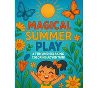 MAGICAL SUMMER PLAY: Fun & Relaxing Coloring Book with Beach Vibes, Tropical Drinks & Holiday Adventures