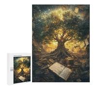 Magical Tree of Knowledge Puzzle 1000 Pièces Educa Jouet en Bois Cadeau Unique Décoration Intérieure Jeu Éducatif Challenge Toy Adultes Et Enfants À Partir De 14 Ans 500 PCS