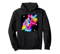 Magical Unicorn Rainbow Crinière Lumineuse Graphique Sweat à Capuche