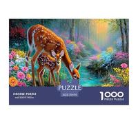 Magical Village Puzzles 1000 Pieces Cadeau Unique Jeu Éducatif Challenge Toy À De Qualité Supérieure Peinture Art pour Adultes Et Enfants À Partir De 14 Ans 70x50cm/1000pcs