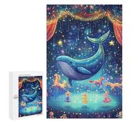 Magical Whales and Fairies Puzzle 1000 Pièces Educa Jouet en Bois Cadeau Unique Décoration Intérieure Jeu Éducatif Challenge Toy Adultes Et Enfants À Partir De 14 Ans 1000 PCS