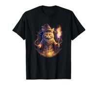 Magical Wizard Cat Fantasy Chaton T-Shirt