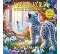 Magical World Inside an Enchanted Garden: With Cute Animals Exploring the Fairyland Through a Flower Canopy - Suitable for Teens and Adults for Relaxation and Stress Relief