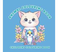 Magical World of Animals Childrens Coloring Book: 25 Fun and Simple Line Art Pages of Cute Animals with Playful Patterns for Young Artists Ages 4-8