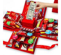 Magicaldiy Boîte cadeau surprise explosion à faire soi-même, boîte cadeau pour argent et collation (1 unité)