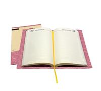 Magicamente Carta - Agenda quotidien perpétuel 12 x 17 cm avec couverture en papier lavable décoré, intérieur sans date, papier italien haut grammage, élégant, créatif et durable, fabriqué en Italie