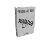 MAGICAPLANET Casse-tête Magique, Puzzle Magique avec Ressort et Anneau, Tour de Magie Simple, Accessoire de Prestidigitation