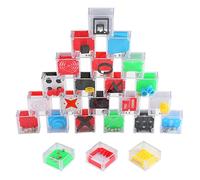 Magicat 24 Mini Puzzles | Jeux éducatifs d'aptitude et d'ingénierie pour Enfants | Puzzle Jeux avec différents Niveaux | Jouets d'anniversaire pour Enfants I Jouet Enfant Age 6-7-8
