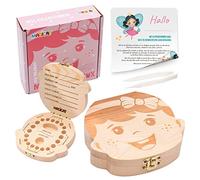 Magicat BOÎTE POUR LES DENTS - Pour fille - Boîte à dents de lait - Cadeau d'anniversaire ou de baptême - En Allemand - Avec pince et l'histoire de la fée des dents de lait