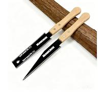 Magicbox Lot de 2 scies à tirer japonaises Ryoba à double tranchant de 30,5 cm, lames en acier SK5 et manche en bois pour le travail du bois fin, le bricolage, la menuiserie, ensemble de scie