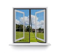 MAGICDOOR Moustiquaire Magnétique 95x120cm-Noir en Polyestère