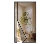 MAGICDOOR Moustiquaire Magnétique pour Porte Fibre de Verre 100x215cm, Ouverture Latérale Rideau de Porte Antimoustique Maille Fine sans Perçage Moustiquaire Aimantée pour Salon Chambre Coucher Balcon