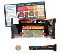 MagicEzy Stone Repairezy™ - (Beige) - Stone Fix - Granite, marbre et Travertine Crack Repair Kit - Remplissages et couleurs dommages rapides - Tuiles et comptoirs ...