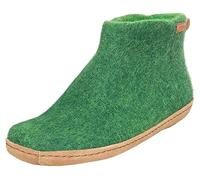 Magicfelt Chaussons en feutre EO 730 - En pure laine mérinos - Pour homme et femme - Avec semelle en cuir et semelle anatomique, jungle, 40 EU