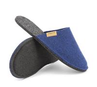Magicfelt Pantoufles Magic Travel en feutre 100 % laine vierge recyclée pour homme et femme - Parfait pour les voyages et la maison, Re Midnight, 46/47 EU