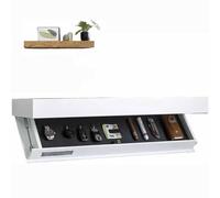 Magicflap Étagère flottante avec compartiment secret - Solution de rangement murale pour salon, chambre ou bureau - Design dissimulé