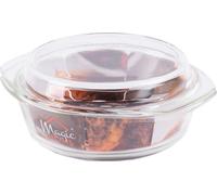 MagicHome ODR150c plat de cuisson, 1.5 litres, verre borosilicate