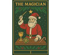 Magician Christmas Dot Grid Notebook: A Mystical Holiday Bullet Journal for Witches, Creatives, and Tarot Lovers